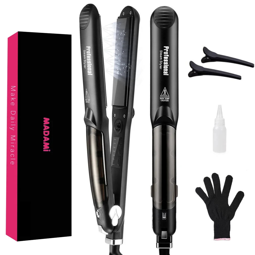 Steam Vapor Ceramic Hair Straightener