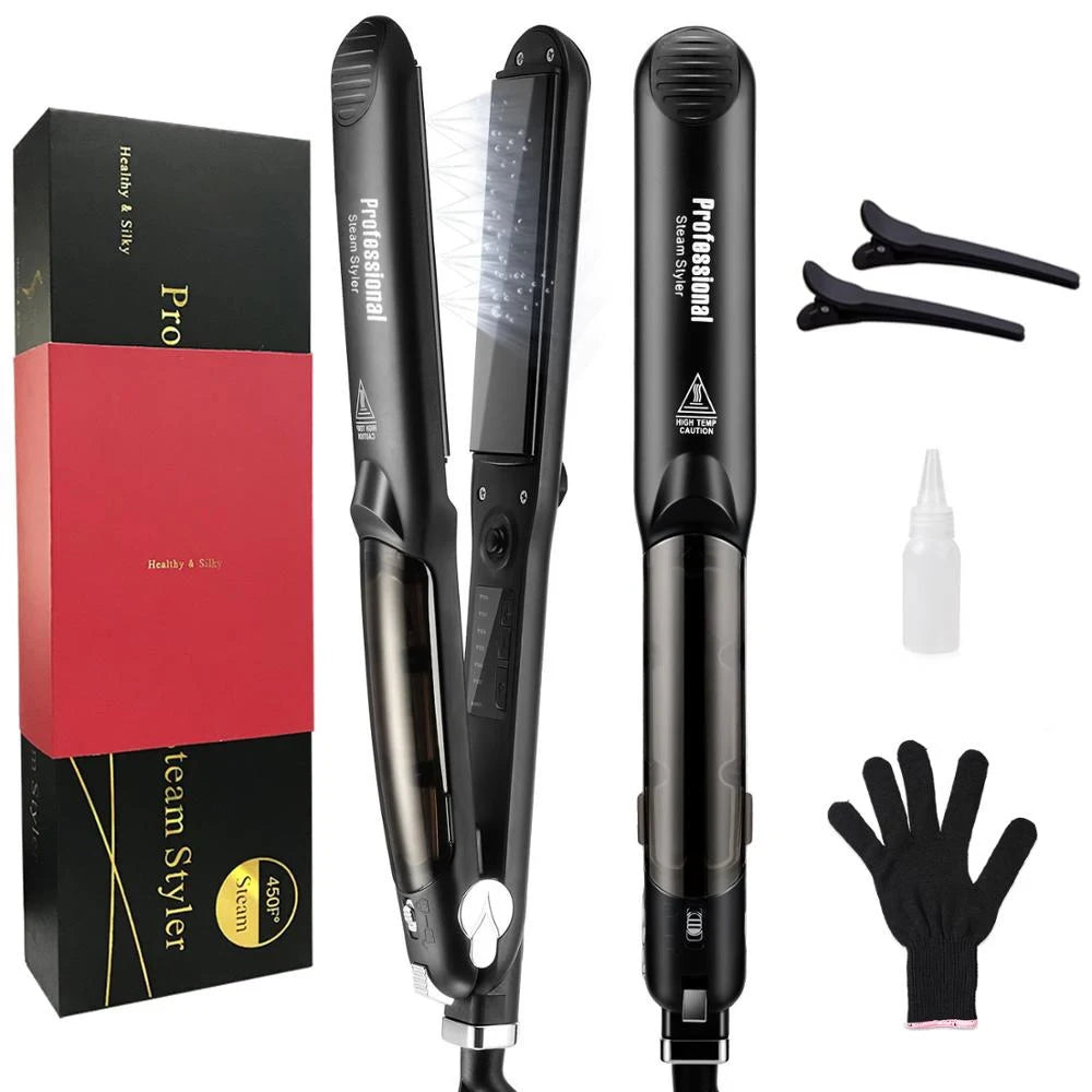 Steam Vapor Ceramic Hair Straightener