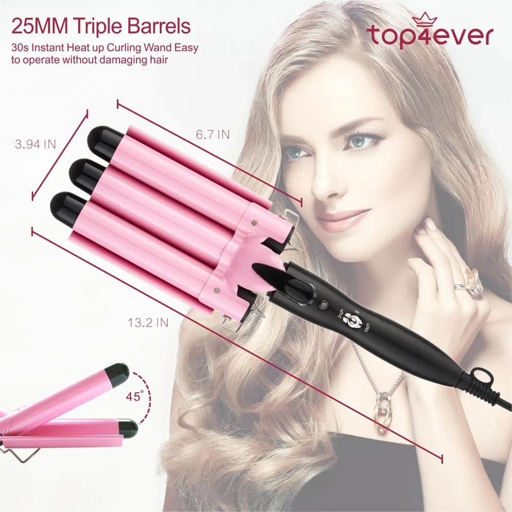 Three Barrel Hair Waver-Beach Waver