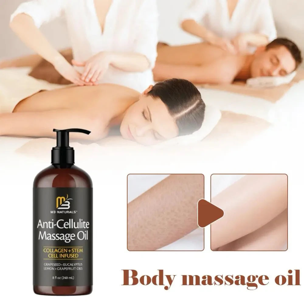 M3 Naturals Anti-Cellulite Massage Oil