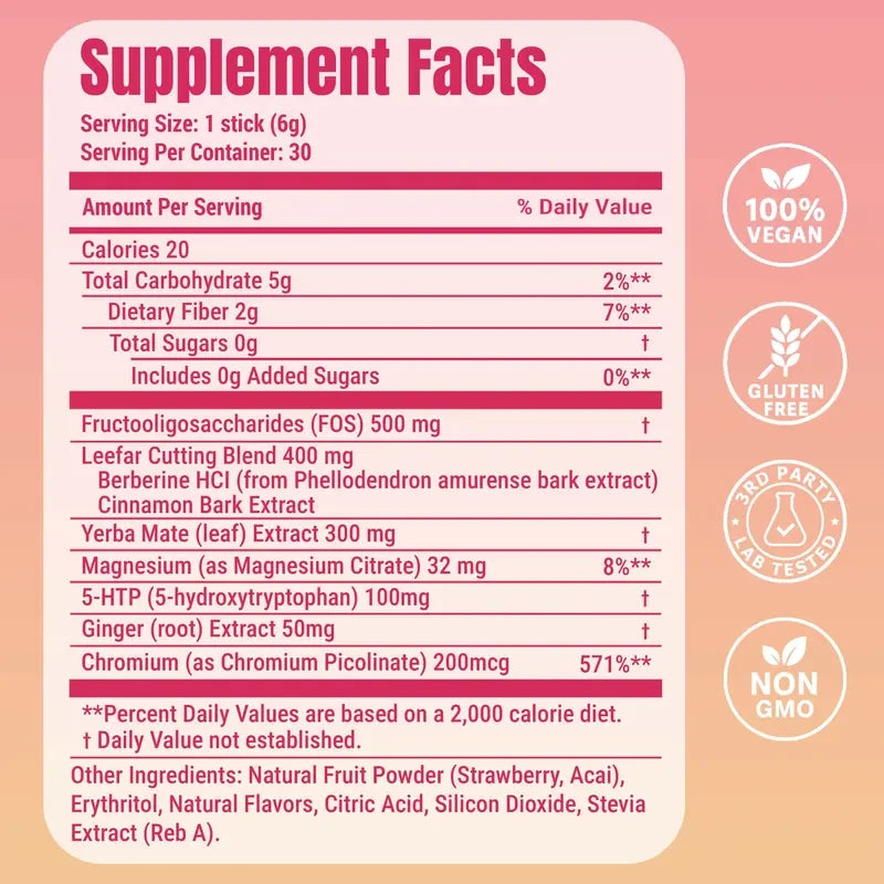 LeeFar Strawberry Acai Cutting Drink Mix