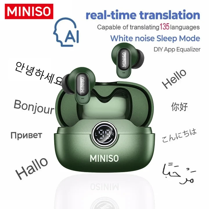 MINISO MS105 Wireless AI Translation Earbuds