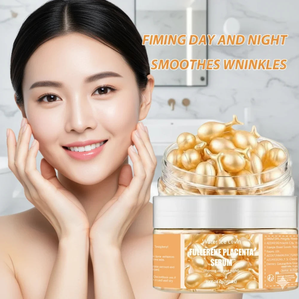 Fullerene Placenta Firming Serum- minimizes wrinkles