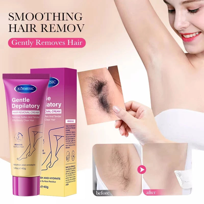 Painless Permanent Depilatory Cream