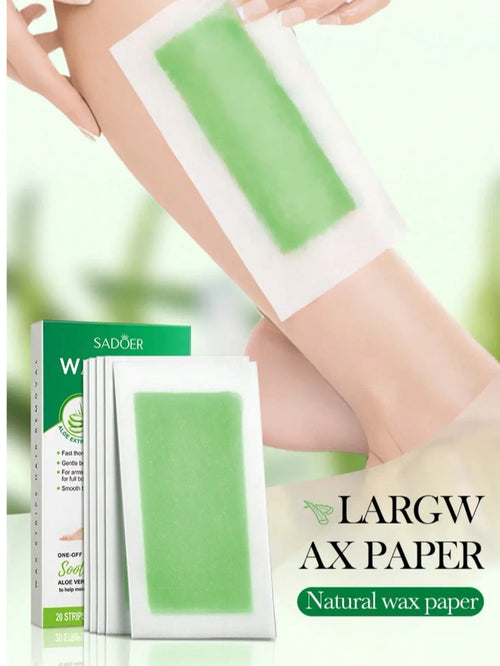 Aloe Vera Rose Hair Removal Wax Strips