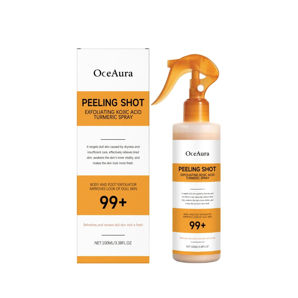 Kojic Acid Turmeric Exfoliating Body Spray